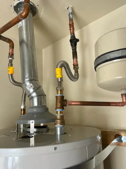 Water heater installation and plumbing repair in Shelton